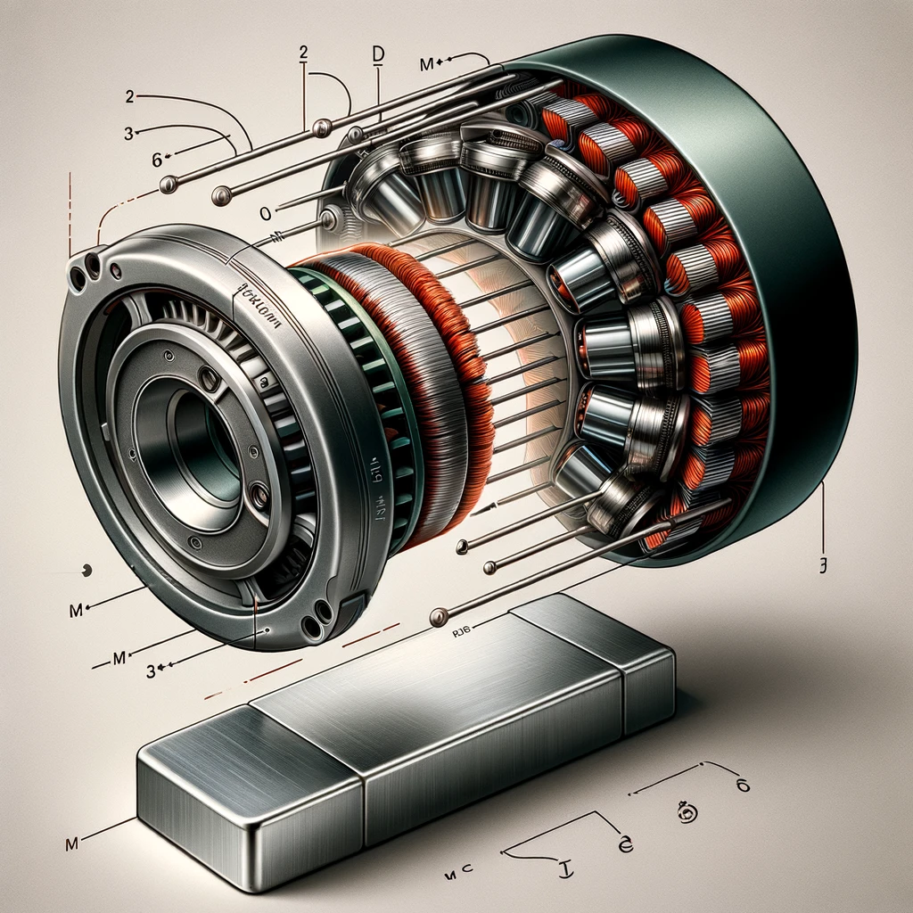 Motor cangkir berlubang berbeda